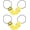 Yellow, variant on Luggage Straps Bag Bungee, 2 Pcs Suitcase Adjustable Belt for Add a Easy to Travel Elastic Strap Handle Handbag Backpack, Gray
