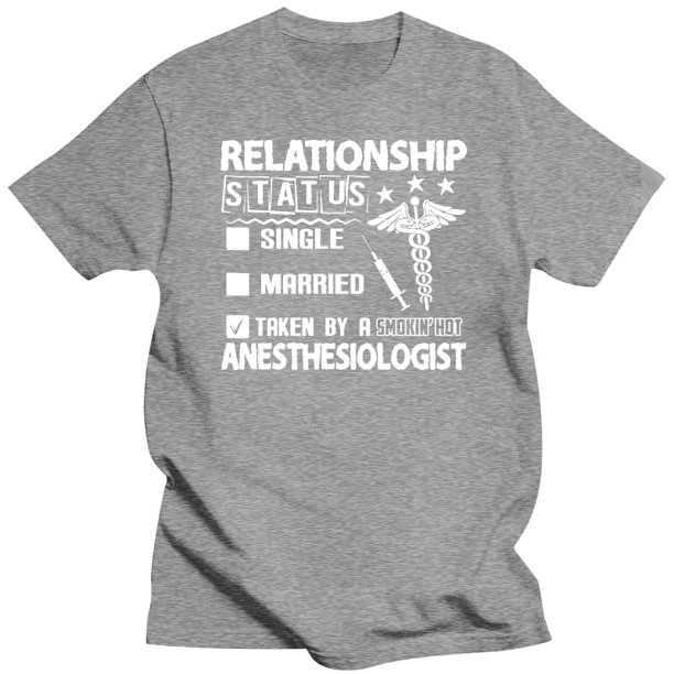 Camiseta de anestesólogo para hombre camiseta personalizada de manga corta S-XXXL ajustada holgada traje de primavera y otoño