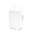 thumbnail image 3 of Hemoton 8 Pcs Clear Gift Bags with Handles Reusable Treat Bags Party Favor Bags for Wedding Birthday, 3 of 6