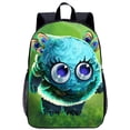 thumbnail image 2 of Rayman Legends-mochila escolar con estampado 3D de dibujos animados para niñas y niños, bolsa para portátil de viaje para adolescentes, mochila escolar de 17 pulgadas, temporada escolar, 2 of 4