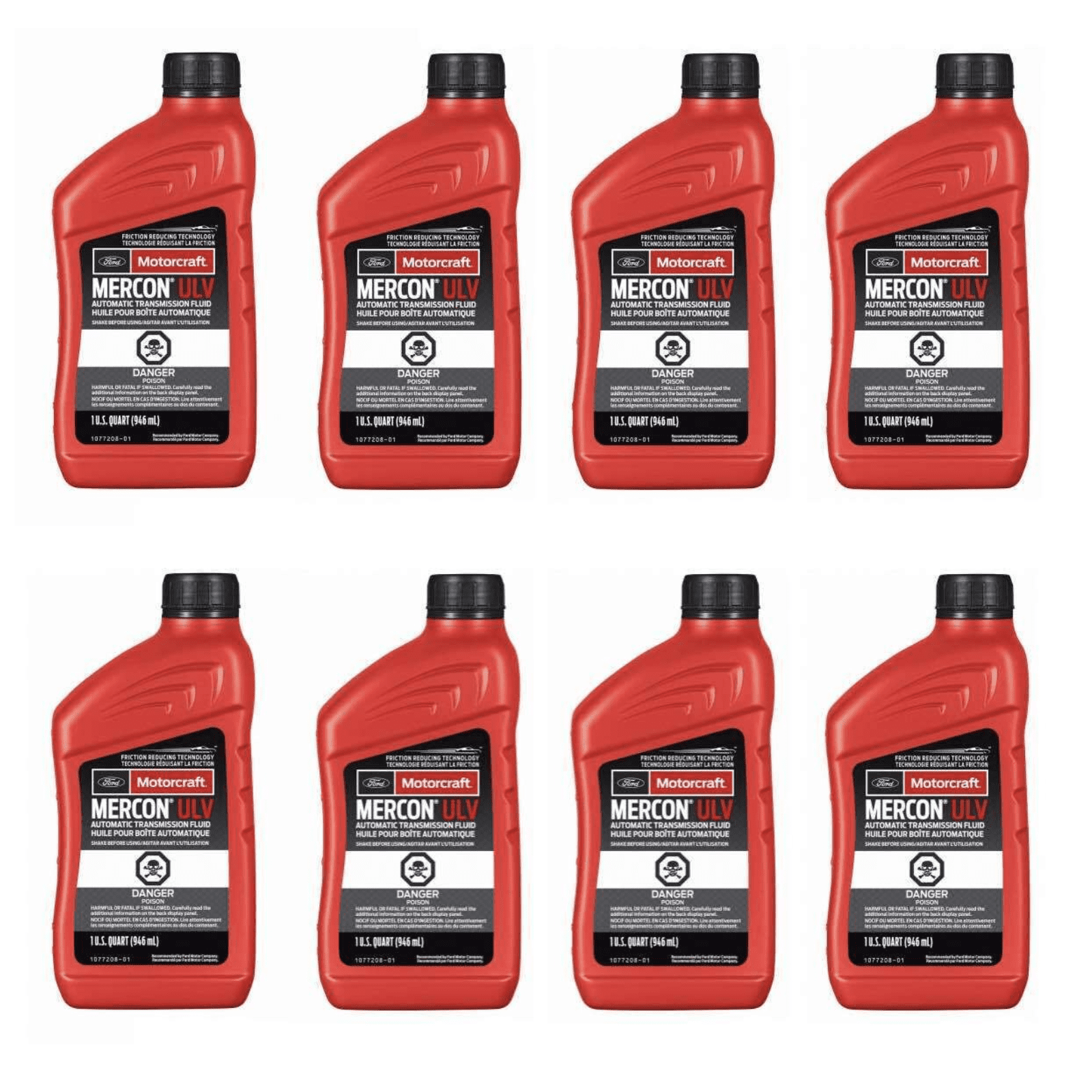 8 Quarts Auto. Trans. Fluid Genuine FORD MOTORCRAFT MERCON ULV MPN XT