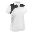 thumbnail image 1 of Monterey Club Women's Galaxy Contrast Block Golf Polo Shirt #2478, 1 of 2