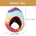 thumbnail image 3 of Plush Easter Egg Hat Soft Cosplay Easter Hat Photo Prop For And Adults, 3 of 8