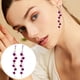 thumbnail image 1 of Pendientes elegantes con diamantes de imitación brillantes para mujer, pendientes largos con borlas y flores rosas, joyería para fiestas Wmkox8yi  sjalhkljlk140, 1 of 2