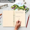 thumbnail image 5 of Mother's Day Dinosaur Ring Binder Notebook Journey Note Diary College Ruled Spiral Notebook Study Loose Leaf Paper A5 60 Pages, 5 of 8