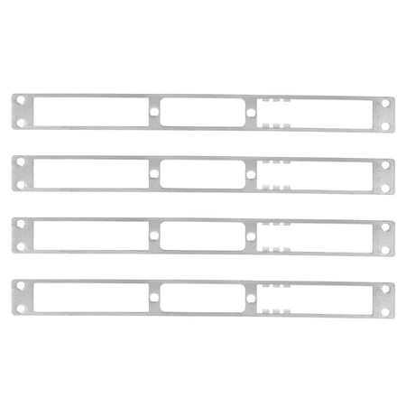 KALLORY 4pcs Security Strike Plate Door Reinforcement Buckles Deadbolt Door Security Strike Plates