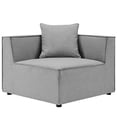 thumbnail image 3 of Modway Saybrook Outdoor Patio Upholstered 6-Piece Sectional Sofa in Gray, 3 of 10