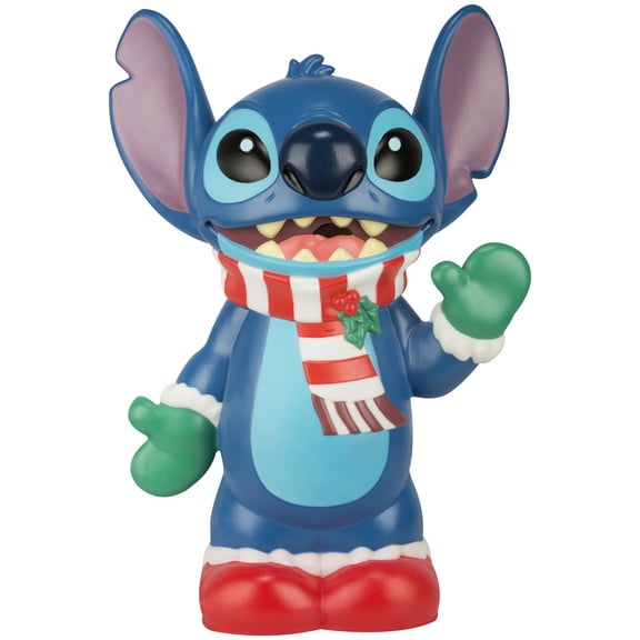 Christmas Lighted Blow Mold Outdoor Decor Stitch Disney, 22 in
