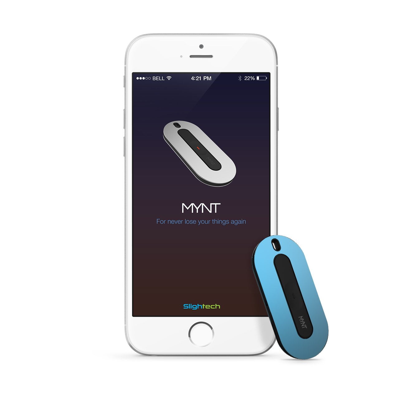 MYNT Smart Tracker & Remote Control (Blue)