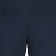 thumbnail image 4 of Hearts Of Palm Womens Solid Pull-On Capri Pants With Detailed Split Hem, 4 of 4