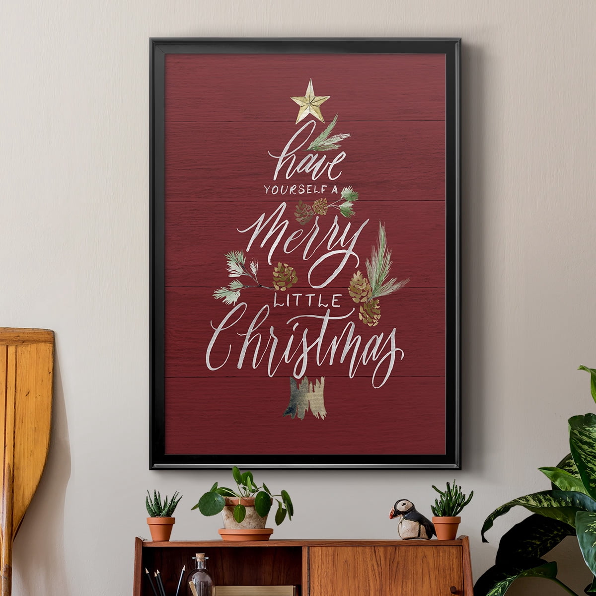 Merry Little Christmas Premium Classic Framed Print - Ready to Hang