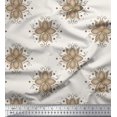 thumbnail image 1 of Soimoi Satin Silk Fabric Flower Artistic Decor Fabric Printed Yard 42 Inch Wide, 1 of 3