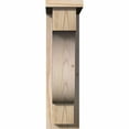 thumbnail image 2 of 5 1/2"W x 12"D x 20"H Newport Smooth Corbel w/Backplate, Douglas Fir, 2 of 9