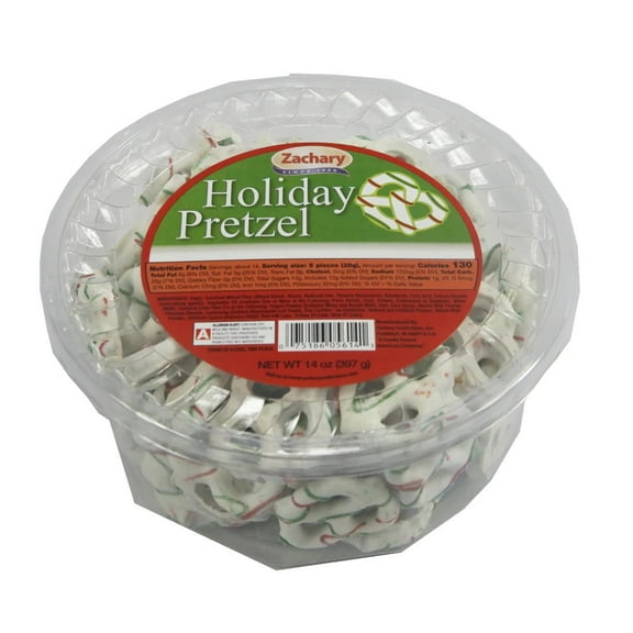 Zachary Holiday Yogurt Covered Pretzels 14 Ounce