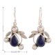 thumbnail image 3 of Fiudx Ofertas Flash Del Día Solo En Línea Joyería Moda Personalidad Aleación forma Incrustaciones Pendientes De Circón Azul, 3 of 6