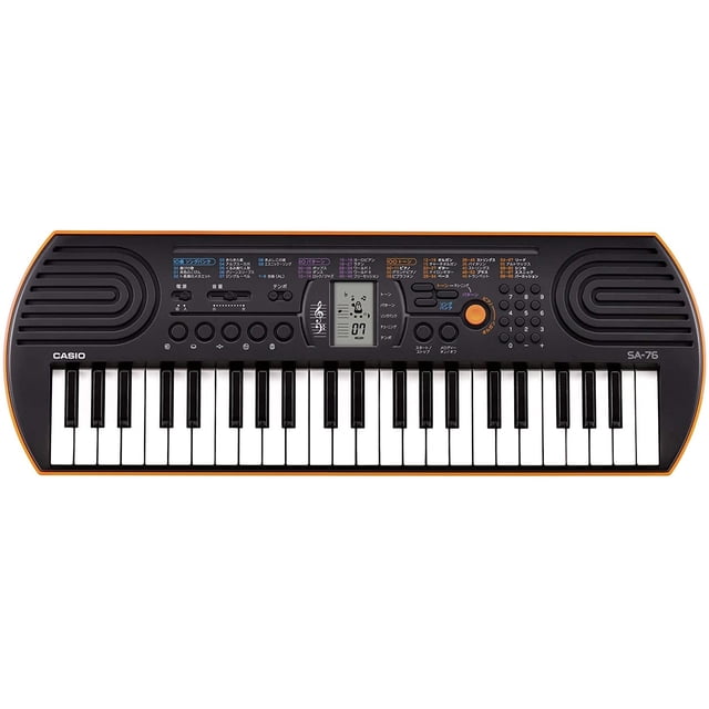 Teclado Mini Casio SA-76 44 Teclas 50 Ritmos Con Adaptador