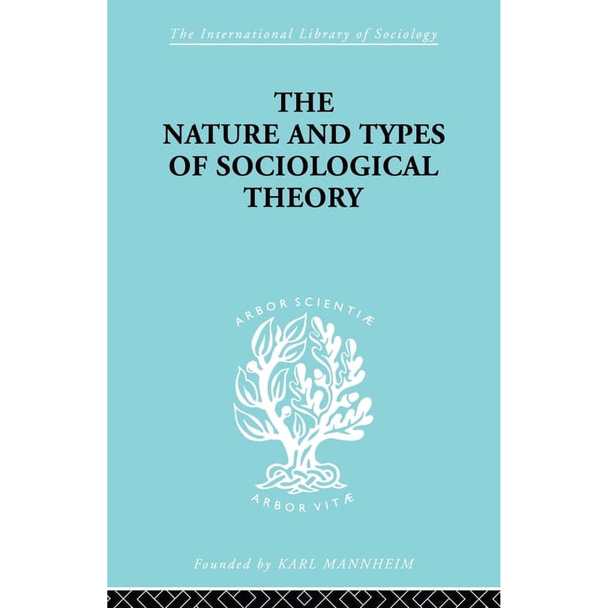 International Library of Sociology The Nature and Types of Sociological Theory (Paperback)