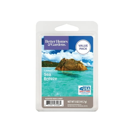 Caribbean Sea Breeze Scented Wax Melts, Better Homes & Gardens, 5 oz