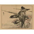 thumbnail image 3 of Kōno Bairei 14x11 Black Modern Framed Museum Art Print Titled - Bairei Gafu, Pl.08 (1905), 3 of 5