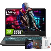 ASUS New 2025 TUF A15 15.6'' FHD 144Hz Gaming Laptop, 8-Core AMD Ryzen 7-7435HS, Nvidia Geforce RTX 3050 Graphics, 16GB DDR5 RAM, 1TB SSD, Backlit KB, Wi-Fi 6, Win11 Pro, W/Portable SSD