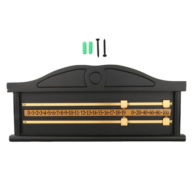 relayinert Shuffleboard Mounted Scoreboard Wood Score Keeper Widely Used In Game Activities To Decay And Deform. Lightweight Sturdy