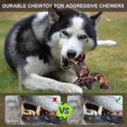 thumbnail image 2 of Dog Toys For Aggressive Chewers, Dog Chew Toys,indestructible Dog Toys For Large Breed, Bacon Flavo, 2 of 5