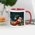 thumbnail image 4 of CafePress - Vintage Santa Sleigh Mugs - 11 oz Ceramic Mug - Novelty Coffee Tea Cup, 4 of 6