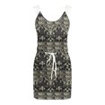 thumbnail image 4 of SMihono Robe d'Été pour Femmes Grande Taille Mode pour Femmes Couleur Unie Confortable Ample Sans Manches Décontractée Hauts Robe, 4 of 5