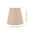 thumbnail image 3 of 3pcs Cloth Lampshade Clip-on Type Lamp Shade Cover for Table Lamp Floor Lamp, 3 of 8