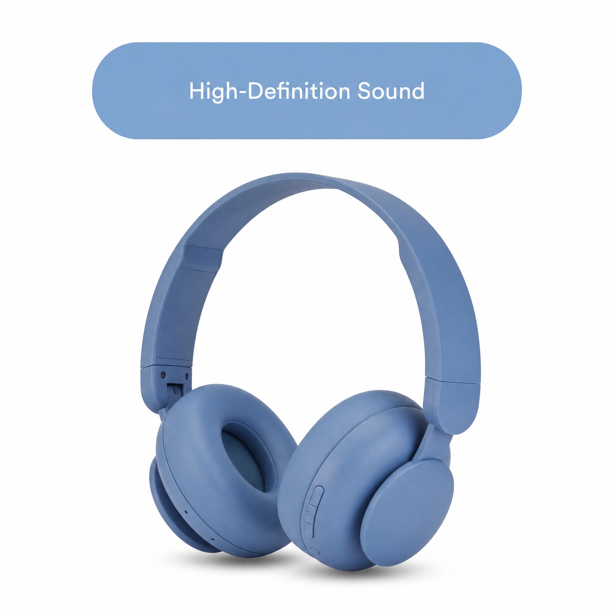 onn Audífonos Inalámbricos On-Ear, Azul 5