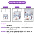 thumbnail image 5 of Hello Winter Shetland Sheepdog Football Snowman Welcome Snowy Morning Cozy Sherpa Blanket Sheltie Dog Lover Gifts Warm Soft Throw Blanket - 01012, 5 of 5