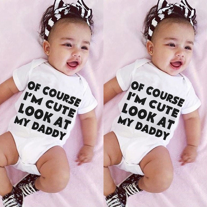 Cute Cotton Newborn Infant Baby Boy Girl Bodysuit Romper Jumpsuit Clothes Outfit 