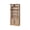 Brown, variant on Contemporary 8' Tall Wood Bookcase Storage Fully Assembled Black