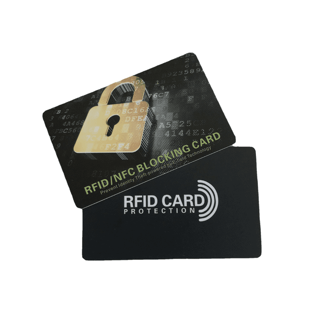 Tarjeta de protección Tarjeta de protección anti-copia Tarjeta de bloqueo Rfid Tarjeta de protección bancaria Tarjeta anti-copia