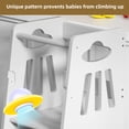 thumbnail image 4 of KORIMEFA Toddler Standing Tower - Adjustable Height Toddler Kitchen Stool Helper - Ideal Kids Kitchen Step Stool for Learning New Skills - White, 4 of 14