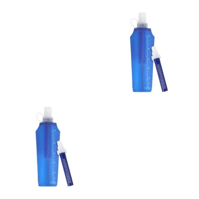 Yuarrent 4Stage Travel Water Filter Bottle Straw Survival Emergency Purifier Camping Type1 NO1