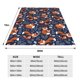 thumbnail image 3 of Balery Cute Foxes Manta de Felpa Suave y Acogedora – Cobija de Franela Aterciopelada para Cama, Lavable y Cálida para Sofá, Mascotas, Transpirable-50"x40", 3 of 7