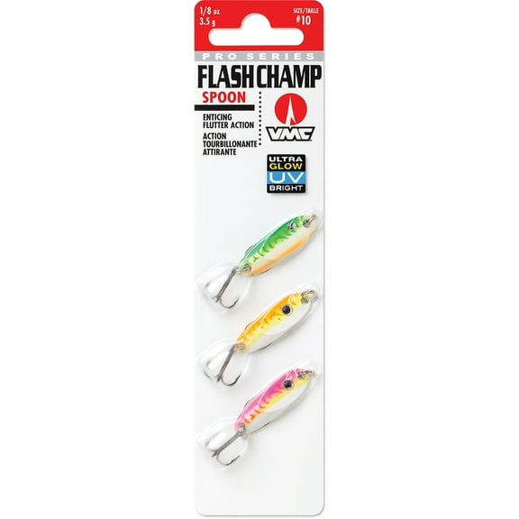 VMC 1/32 oz. Ultra Glow UV Flash Champ Soon Fishing Lure 3-Pack