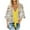 Yellow, variant on asdoklhq Womens Plus Size Long Blouses,Women's Summer Long Sleeve Shirts Zip Casual Tunic V-Neck Rollable Blouse Tops