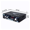 thumbnail image 7 of Car Bluetooth Stereo Amplifier Hifi Digital Audio Home Karaoke Power Amp FM USB Car Auto Amplifier With Remote Control 90W+90W ,Scalable Fun, 7 of 7