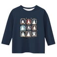 thumbnail image 3 of Dvprdro Girls Halloween Print Crew Neck 3/4 Sleeve Tunic T-Shirt Vintage Casual Pullover Top Fall Holiday Daily Wear, 3 of 6