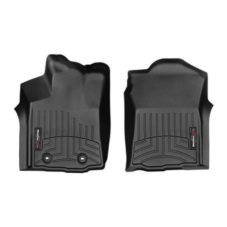 WeatherTech 16+ Toyota Tacoma Double Cab (Auto Trans Only) Front Floorliner - (Weathertech Floor Liners Best Price)