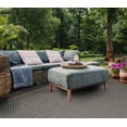thumbnail image 5 of SAFAVIEH Courtyard Blair Checkered Indoor/Outdoor Area Rug, Black/Light Grey, 5'3" x 7'7", 5 of 14