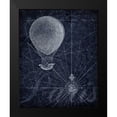 thumbnail image 2 of Roberts, Art 12x14 Black Modern Framed Museum Art Print Titled - Hot Air over Paris I, 2 of 5