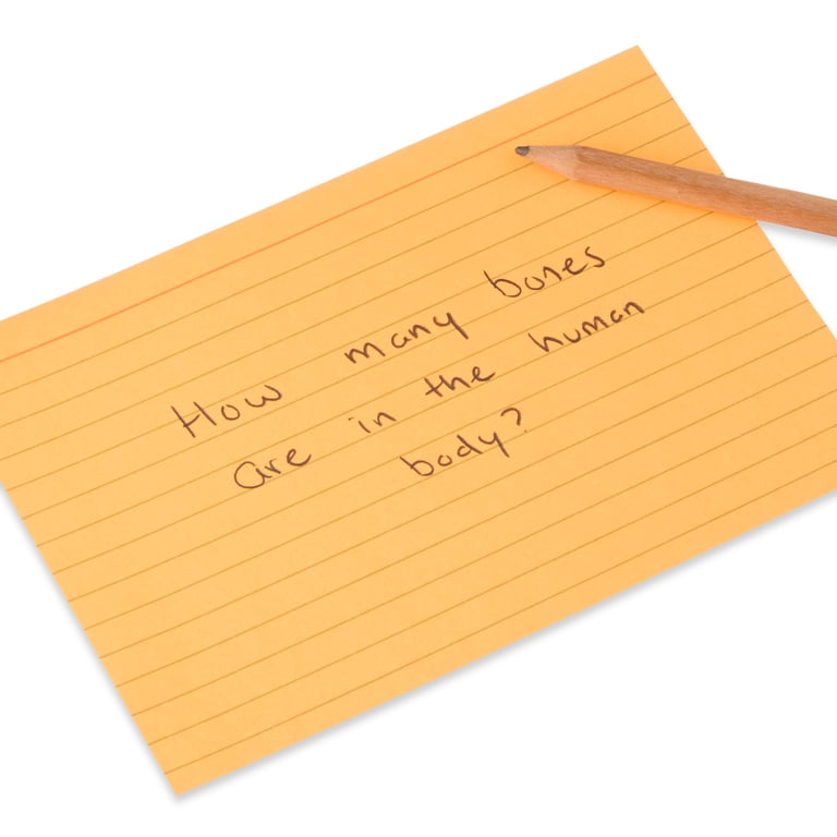 Ruled Index Cards, Neon Colors, 4" x 6", 400 Count photo 3