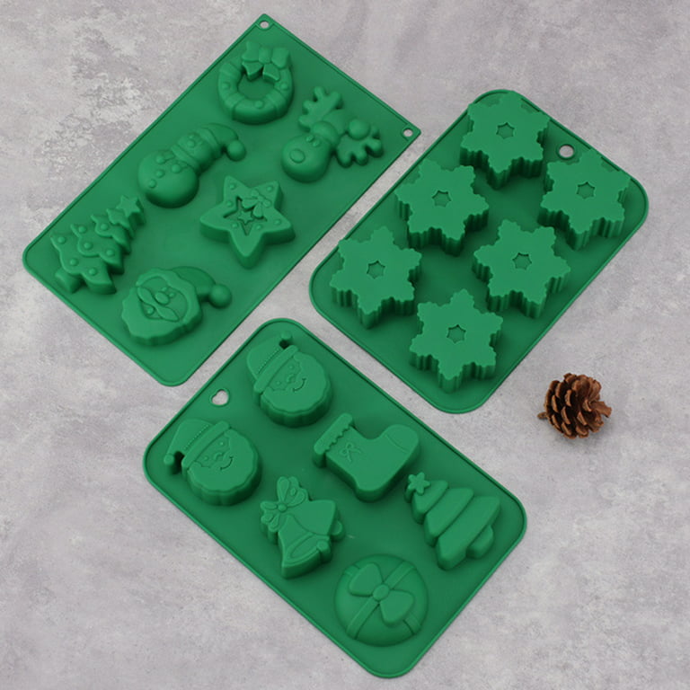 1 Pieces Christmas Bell of Christmas Baking Silicone Mold,6