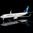 thumbnail image 4 of Maquette d'Avion Rétro Élégante American Westjet B737 en Matériau Composite, Pièce Décorative Stylée avec Roues Mobiles, 4 of 9