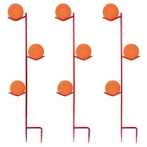 GoSports Outdoors High Caliber Tri-Tower Steel Clay Pigeon Holder – 3 Pack, Shooting Practice Clay Target Stands