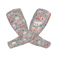 thumbnail image 2 of Sun Protection Arm Sleeves For Men Women, Summer Strawberries Ice Cream Pttern Sleeves To Cover Arms With Thumb Hole Cooling Sleeve, 2 of 2