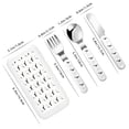 thumbnail image 2 of Honeii Dachshund Dog Print Children's Knife, Fork And Spoon Set,Reusable Utensils Set with Case,Travel Cutlery Set,for Kids Adults Camping, 2 of 8